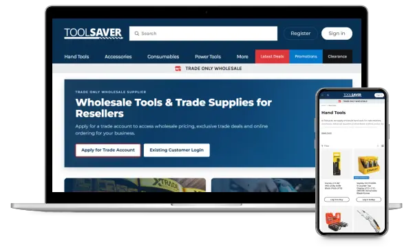 Screenshot of Toolsaver website